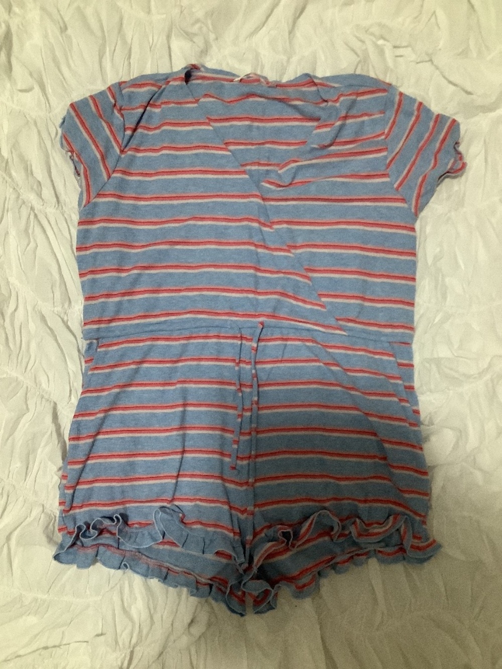 Lounge Romper with Pockets and Adjustable Waist